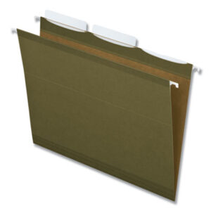 File Folders; Green; Hanging; Hanging File Folder; Letter; PENDAFLEX; Polylaminate; Ready Tab; Recycled; Recycled Product; Standard Green; Sleeves; Sheaths; Shells; Organization; Storage