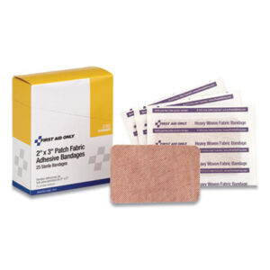 Adhesive Plastic Bandages; Adhesive Strip; Bandages; FIRST AID; First Aid Cabinet; First Aid Kit; First Aid Only; Medical Supplies; Medicine; OSHA; Refills; Safety & Security; Wound Dressing; First-Aid; Medical; Compresses; Dressings; Coverings; Wounds; Doctors