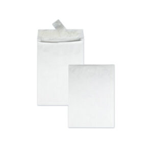 10 x 13 x 1-1/2; Envelope; Envelopes; Expansion; Lightweight; Mailer; Open End Envelopes; QUALITY PARK; Self-Seal; SURVIVOR; Survivor Envelopes & Mailers; Tyvek; Tyvek Envelope; Tyvek Envelopes & Mailers; White; Posts; Letters; Packages; Mailrooms; Shipping; Receiving; Stationery