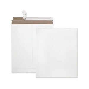 12-3/4 x 15; Document; Envelope; Fiberboard; Fiberboard Mailer; Fiberboard Plus; Mailer; Mailers; Photo; Photo Mailer; Photo/Document Mailer; QUALITY PARK; Recycled Product; Recycled Products; White; Posts; Letters; Packages; Mailrooms; Shipping; Receiving; Stationery