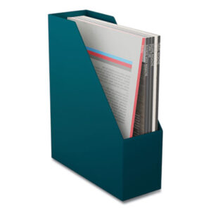 (TUD24380398)TUD 24380398 – Plastic Magazine File, 3.66 x 10.3 x 12.51, Teal by TRU RED (1/EA)