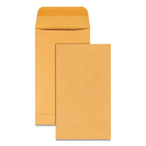 #5-1/2; 20-lb. Paper Stock; 3-1/8 x 5-1/2; Coin & Small Parts Envelopes; Coin Envelopes; Coin/Small Parts; Envelope; Envelopes; Kraft Envelopes; QUALITY PARK; Small Parts Envelope; Posts; Letters; Packages; Mailrooms; Shipping; Receiving; Stationery