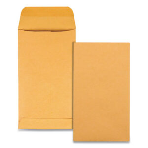 #5-1/2; 28-lb. Paper Stock; 3-1/8 x 5-1/2; Coin & Small Parts Envelopes; Coin Envelopes; Coin/Small Parts; Envelope; Envelopes; Kraft Envelopes; QUALITY PARK; Small Parts Envelope; Posts; Letters; Packages; Mailrooms; Shipping; Receiving; Stationery