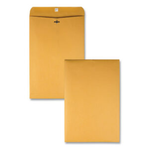 10 x 15; 32-lb. Sub.; Clasp; Clasp Envelopes; Envelope; Envelopes; Kraft Envelope; Mailer; QUALITY PARK; Posts; Letters; Packages; Mailrooms; Shipping; Receiving; Stationery