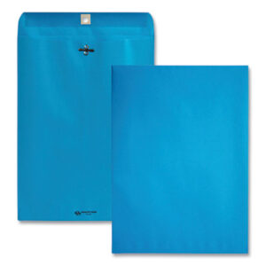 9 x 12; Blue; Clasp; Clasp Envelopes; Color; Envelope; Envelopes; Fashion Color; Mailer; QUALITY PARK; Posts; Letters; Packages; Mailrooms; Shipping; Receiving; Stationery