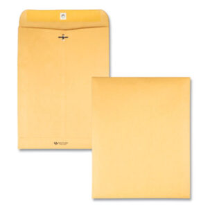 32-lb. Sub.; 9-1/2 x 12-1/2; Clasp; Clasp Envelopes; Envelope; Envelopes; Kraft Envelope; Mailer; QUALITY PARK; Posts; Letters; Packages; Mailrooms; Shipping; Receiving; Stationery