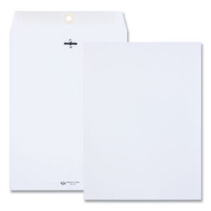 28-lb. Sub.; 9 x 12; Clasp; Clasp Envelopes; Envelope; Envelopes; Mailer; QUALITY PARK; White Wove; Posts; Letters; Packages; Mailrooms; Shipping; Receiving; Stationery