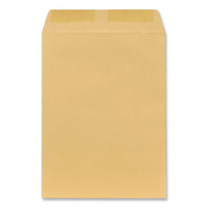 (UNV44102)UNV 44102 – Catalog Envelope, 28 lb Bond Weight Kraft, #10 1/2, Square Flap, Gummed Closure, 9 x 12, Brown Kraft, 100/Box by UNIVERSAL OFFICE PRODUCTS (100/BX)