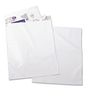 14 x 19; Envelope; Jumbo Mailers; Mailers; Poly Mailers; QUALITY PARK; Redi-Strip Closure; Self-Sealing; Tear-Resistant; Water-Resistant; White; Posts; Letters; Packages; Mailrooms; Shipping; Receiving; Stationery