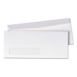 #10; 4-1/8 x 9-1/2; Business Envelopes; Envelope; Envelopes; Left Window; QUALITY PARK; White; White Envelope; Window; Window Envelope; Posts; Letters; Packages; Mailrooms; Shipping; Receiving; Stationery