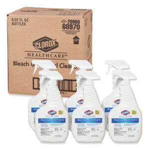 (CLO68970)CLO 68970 – Bleach Germicidal Cleaner, 32 oz Spray Bottle, 6/Carton by CLOROX SALES CO. (6/CT)