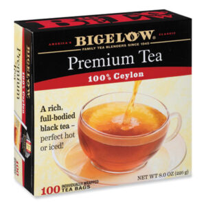 (BTC00351)BTC 00351 – Single Flavor Tea, Premium Ceylon, 100 Bags/Box by BIGELOW TEA CO. (100/BX)