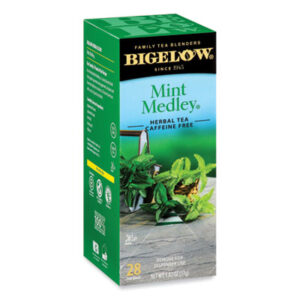 (BTC10393)BTC 10393 – Mint Medley Herbal Tea, 28/Box by BIGELOW TEA CO. (28/BX)