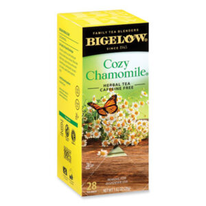 (BTC00401)BTC 00401 – Single Flavor Tea, Cozy Chamomile, 28 Bags/Box by BIGELOW TEA CO. (28/BX)