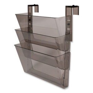 3-Pocket Wall File; deflect-o; deflecto; File Holder; File Pocket; Files; Filing; Letter Size; Panel; Partition; Pocket; Pockets; Smoke; Wall File; Wall File Pocket; Wall Files; Wall Pocket; Wall Pocket File; Wall Pockets; Wall/Panel; Wall/Panel Filing; Wall/Partition Pocket; Compartments; Receptacles; Bins; Cubicle; Wall-Mount