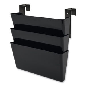 Deflecto; Three Pocket Wall File; Letter; deflect-o; deflecto; Compartments; Receptacles; Bins; Cubicle; Wall-Mount