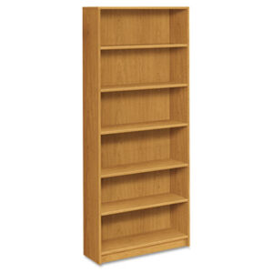 Office Furniture; Book; Book Shelf; Book Shelves; Bookcase; Bookcases; Furniture Shelf; Office Furniture; 1870 Series; Racks; Ledges; Trestles; Furniture; Books; Laminate; Office Suites; Harvest; Medium Oak; Oak; Adjustable shelves; Square Edge; HON