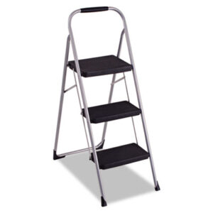 Household Step Stool; COSCO; Folding; Step; Step Stool; Step Stools; Stool; Three-Step; Stepstool; Steel Stool; Big Step; Tools; Portable; Stairways; Rungs; Boosters; Ladders; Resin Steps; ANSI Type III