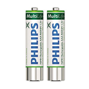 Battery; Batteries; NiMH; Philips; Rechargeable Batteries; Power; Electro-Chemical; Cells; DC; Direct-Current; Charge