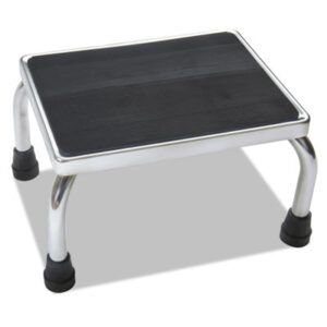 Chrome Foot Stool; Tools; Portable; Stairways; Rungs; Boosters; Ladders