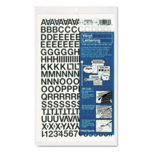 Black; 1/2" High; Art & Drafting; Art Supplies; CHARTPAK; Graphic Art; Lettering; Letters & Numbers; Press-On; Sign; Sign & Showcard; Vinyl Letters/Numbers; Schools; Education; Classrooms; Students; Learning; Aids; Teachers; Daycare; Childcare; Numerals; Alphabets; Signs; Signage; Boards; Meeting Rooms