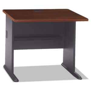 Advantage Collection; Computer Furniture; Desks; Furniture; Hansen Cherry/Galaxy; Modular; Modular System; Office Suites; Series A; Wood; Workstation; Workstation Desk; Workstations; Writing-Table; Escritoire BBF; Wood Laminate; Home Office; Hansen Cherry; Bush Business Furniture; Bush; BSHWC90436