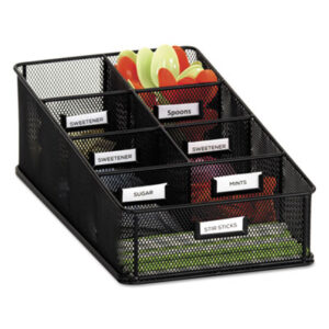 Onyx; Organizers; Caddies; Steel Mesh; Racks; Kitchens; Breakrooms; Cafeterias; Hospitality