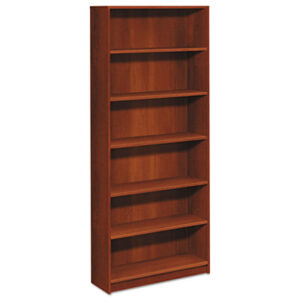 Office Furniture; Book; Book Shelf; Book Shelves; Bookcase; Bookcases; Furniture Shelf; Office Furniture; 1870 Series; Racks; Ledges; Trestles; Furniture; Books; Laminate; Office Suites; Cognac; Adjustable Shelves; Square Edge; Shelving Units/Bookcases; HON