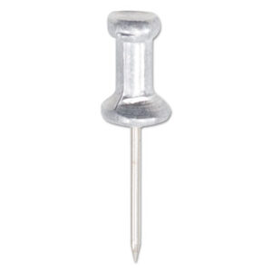 0.63" point; Aluminum; Aluminum Head; Board; Boards; Boards & Accessories; Bulletin/Accessories; GEM; Push Pins; Cork; Tackboards; Drawing-pins; Brads; Displays; Tacks