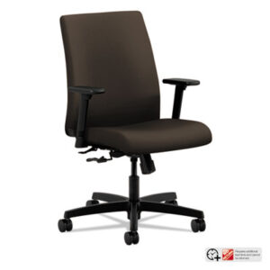 Office Furniture; Ignition Series; Chair; Chairs; Black; Task; Swivel/Tilt; Low Back; Swivel; Task Chair; Upholstered; Seats; Seating; Furniture; Workstations; Office; Chairs/Stools-Chairs with Casters; HON