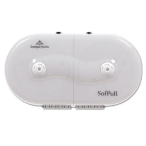 (GPC56518)GPC 56518 – SofPull Mini Centerpull Twin-Roll Bath Tissue Dispenser, 16.1 x 7 x 9, White by GEORGIA PACIFIC (/)