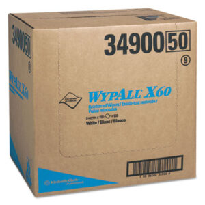 WYPALL X60 Professional Towels; All-Purpose Wipers; Janitorial; Cleaning; Maintenance; Sanitation; Wipers; Sponges; Swabs; Cloths; Towelettes; Drying Materials; Jan/San