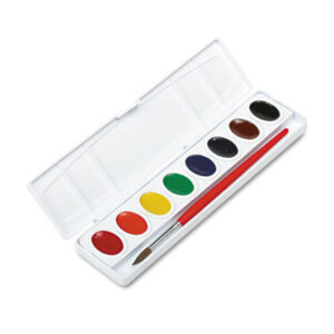 8 Watercolors per Set; 8-Color Set; Art; DIXON; Drafting/Drawing; Nontoxic; Paint Set; Prang; Prang Professional Oval-8; Professional Watercolors; Watercolor; Watercolor Paint; Arts; Crafts; Education; Schools; Classrooms; Teachers