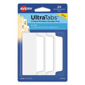 Avery; Respositionable Tab; Filing; Labeling; Indicators; Directories; Arranging; Files; Identification