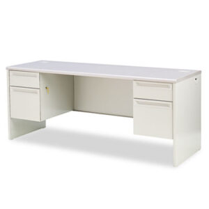 38000 Series; 72 x 24 x 29.5; Credenza; Credenzas; Furniture; Gray; Metal; Office Suites; Steel; Workstations; Desk; Add-Ons; Workspaces; Expansion; L-Systems; HON