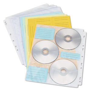 Binder; CD Sleeve; CD/DVD; CD/DVD Sleeve; Clear; DVD Sleeve; INNOVERA; Media Storage; Ring Binder; Sleeve; Storage; Jackets; Sheaths; Covers; Discs; Duplication; Replication; Burns