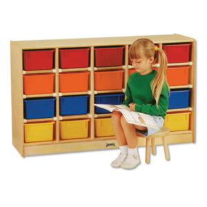 Early Learning Furniture; JONTI-CRAFT; Mobile Tray Storage; Childcare; Education; Schools; Classrooms; Play-Areas; Furniture