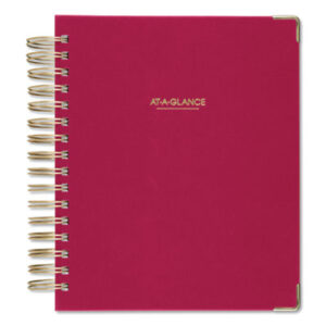 (AAG609980659)AAG 609980659 – Harmony Daily Hardcover Planner, 8.75 x 7, Berry Cover, 12-Month (Jan to Dec): 2023 by AT-A-GLANCE (1/EA)