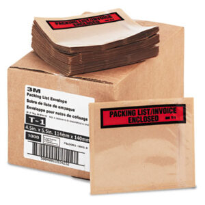 3M; Top Print Packing List Envelope; Posts; Letters; Packages; Mailrooms; Shipping; Receiving; Stationery