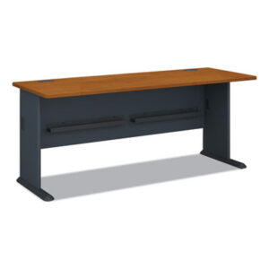 Advantage Collection; Computer Furniture; Desks; Furniture; Modular; Modular System; Natural Cherry/Slate Gray; Office Suites; Series A; Wood; Workstation; Workstation Desk; Workstations; Writing-Table; Escritoire BBF; Wood Laminate; Home Office; Natural Cherry; Bush Business Furniture; Bush