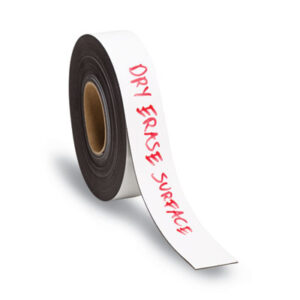 (UBRFM2118)UBR FM2118 – Dry Erase Magnetic Tape Roll, 2" x 50 ft, White by U BRANDS (1/RL)