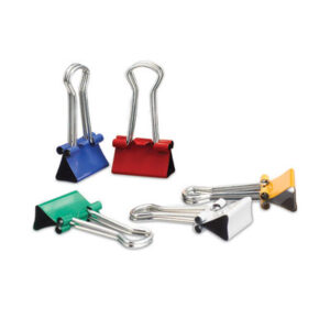 (UNV31028)UNV 31028 – Binder Clips with Storage Tub, Small, Assorted Colors, 40/Pack by UNIVERSAL OFFICE PRODUCTS (40/PK)