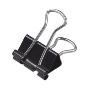 (UNV10200VP)UNV 10200VP – Binder Clip Zip-Seal Bag Value Pack, Small, Black/Silver, 144/Pack by UNIVERSAL OFFICE PRODUCTS (144/PK)