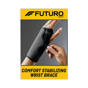 (MMM10770EN)MMM 10770EN – Adjustable Reversible Splint Wrist Brace, Fits Wrists 5.5" to 8.5", Black by 3M/COMMERCIAL TAPE DIV. (1/EA)