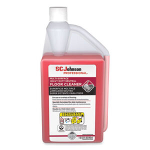 (SJN680081)SJN 680081 – Heavy Duty Neutral Floor Cleaner, Fresh Scent, 32 oz Squeeze and Pour Bottle, 6/Carton by SC JOHNSON (6/CT)