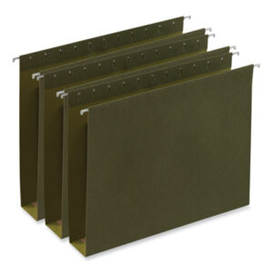 2" Expansion; Box Bottom; File Folders; Hanging File Folder; Hanging Folders; Letter Size; Recycled; Recycled Product; Standard Green; UNIVERSAL; Sleeves; Sheaths; Shells; Organization; Storage; SPRSP52X215