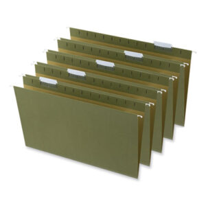(UNV14151)UNV 14151 – Box Bottom Hanging File Folders, 1" Capacity, Legal Size, 1/5-Cut Tabs, Standard Green, 25/Box by UNIVERSAL OFFICE PRODUCTS (25/BX)