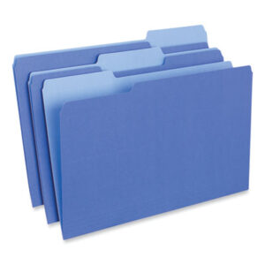 1/3 Cut Tabs; Blue; File Folders; Interior File Folder; Legal Size; Recycled; Recycled Product; UNIVERSAL; Sleeves; Sheaths; Shells; Ordering; Storage; Files