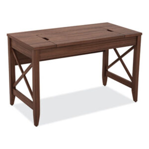 (ALELD4824WA)ALE LD4824WA – Sit-to-Stand Table Desk, 47.25" x 23.63" x 29.5" to 43.75", Modern Walnut by ALERA (1/EA)