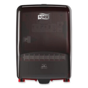 (TRK651228)TRK 651228 – Washstation Dispenser, 12.56 x 10.57 x 18.09, Red/Smoke by ESSITY (1/CT)